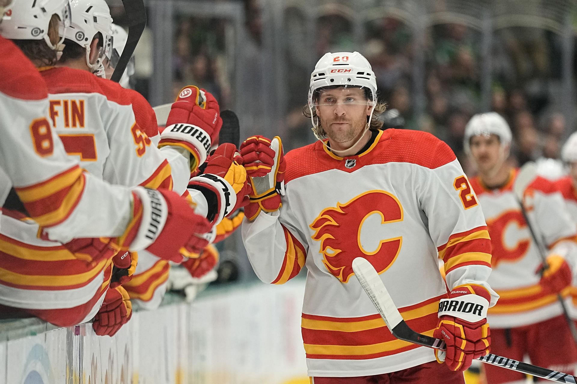 Blake Coleman of the NHL's Calgary Flames